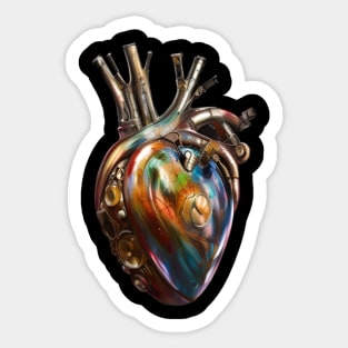 Heart Machine Sticker